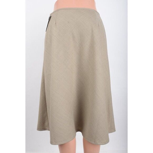 Workstyle by Lafayette Womans A-line Skirt Size 6 Tan Wool Blend NWT - Picture 4 of 8